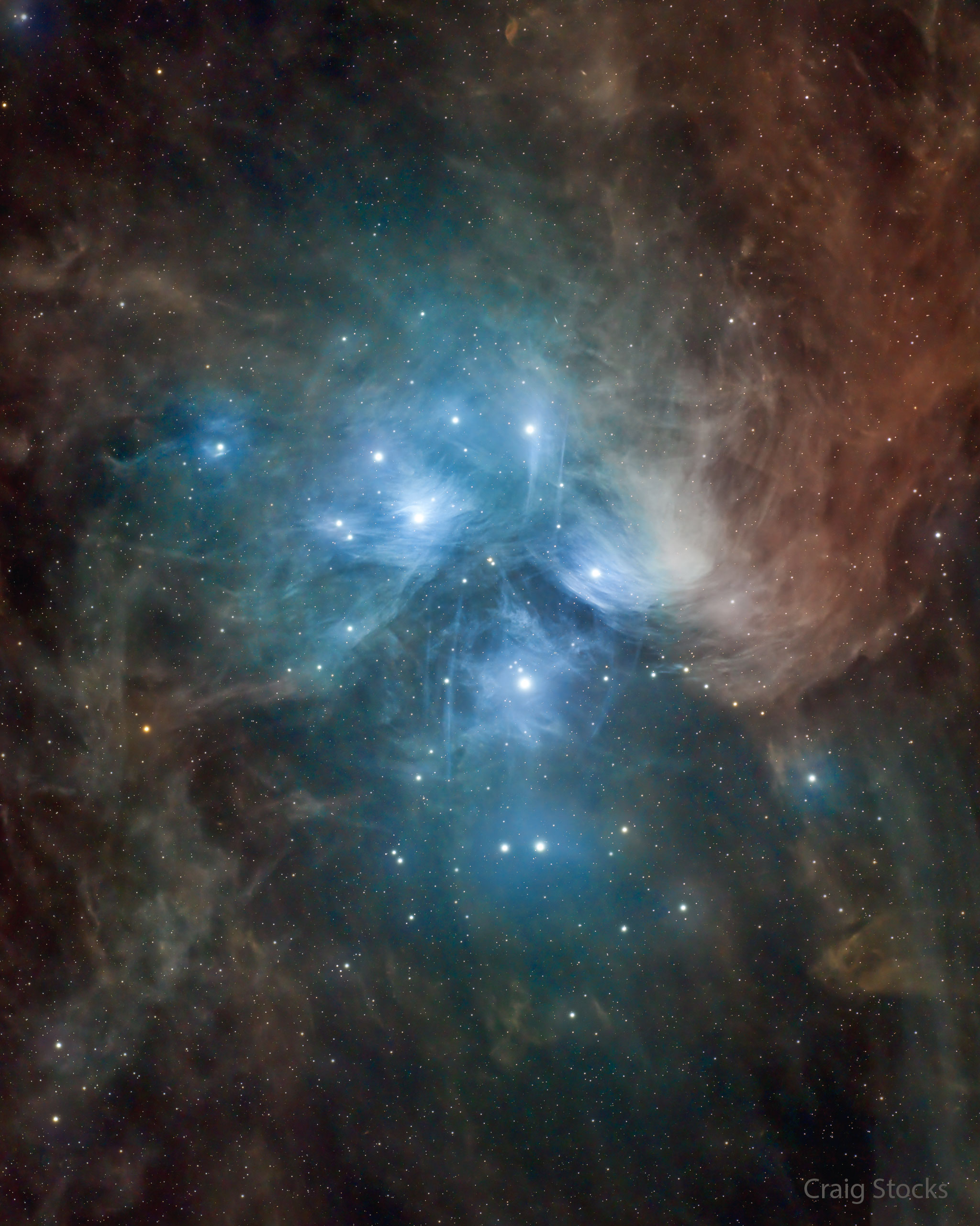 The Pleiades: Seven Dusty Sisters
