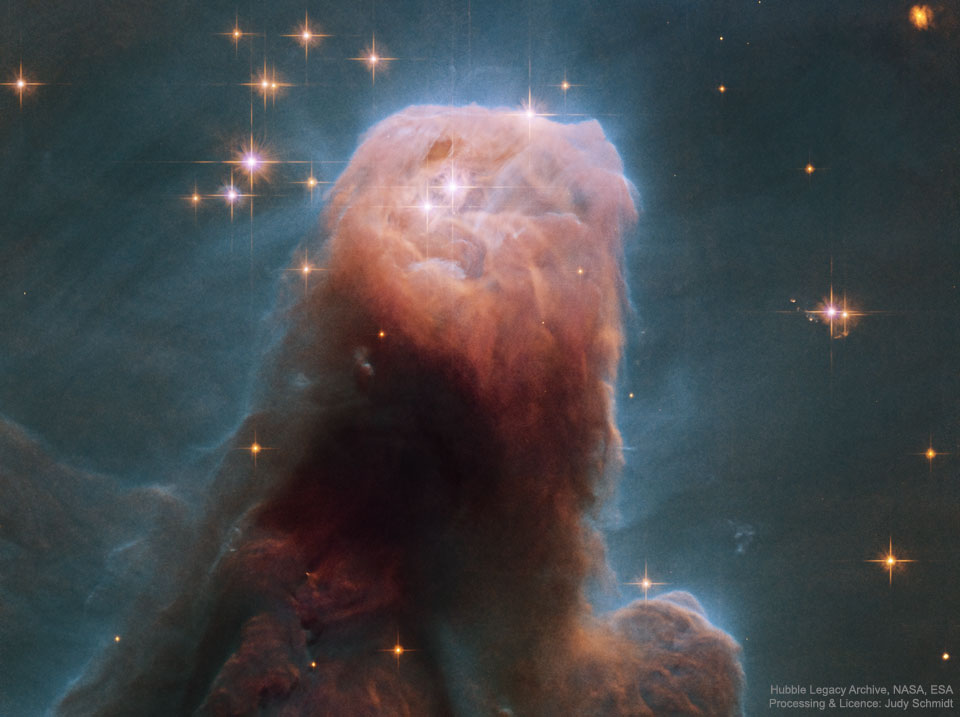 The Cone Nebula from Hubble