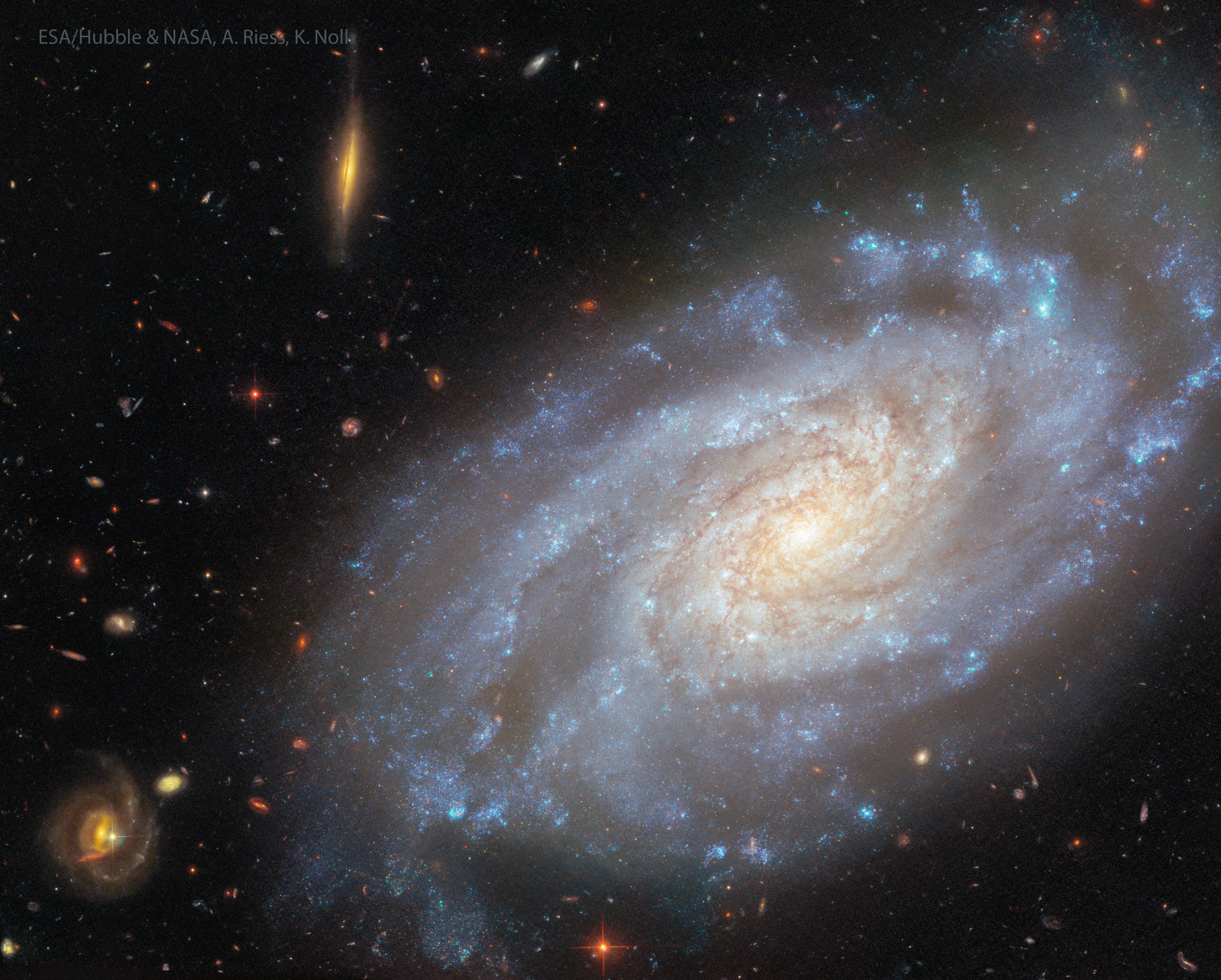 Spiral Galaxy NGC 3370 from Hubble
