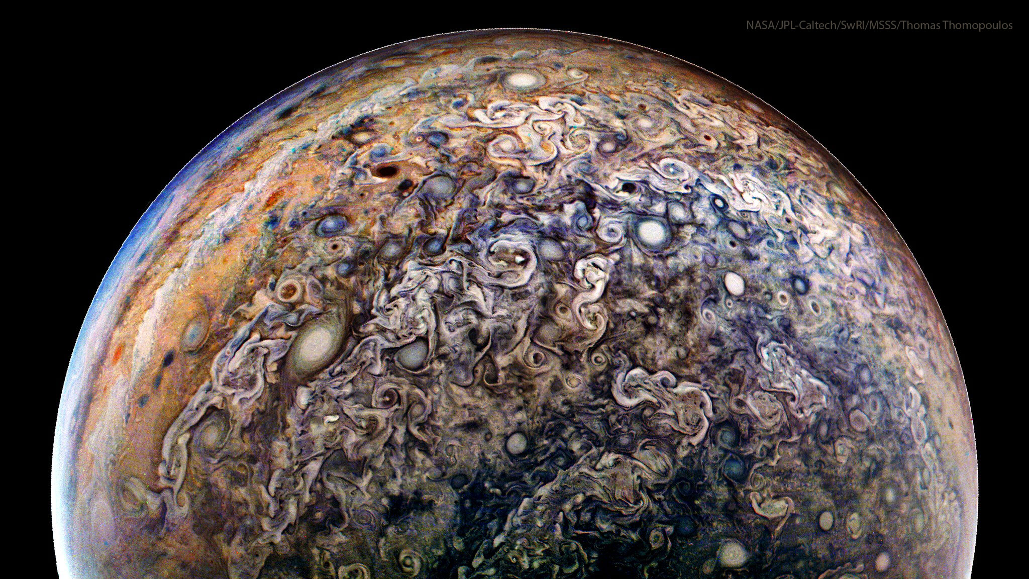 Jupiter's Clouds in High Definition from Juno
