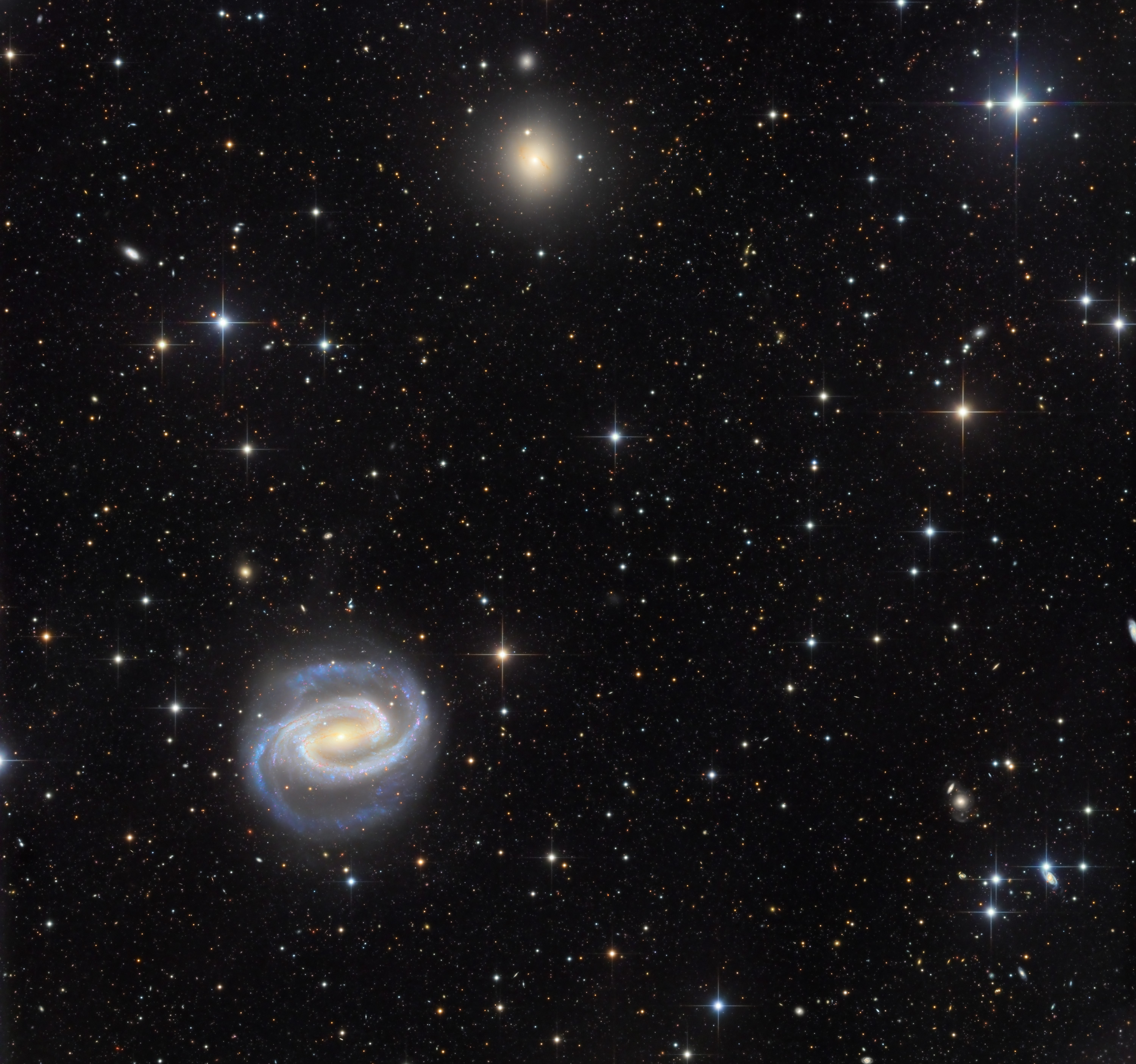 Galaxies in the River: NGC 1300 and NGC 1297