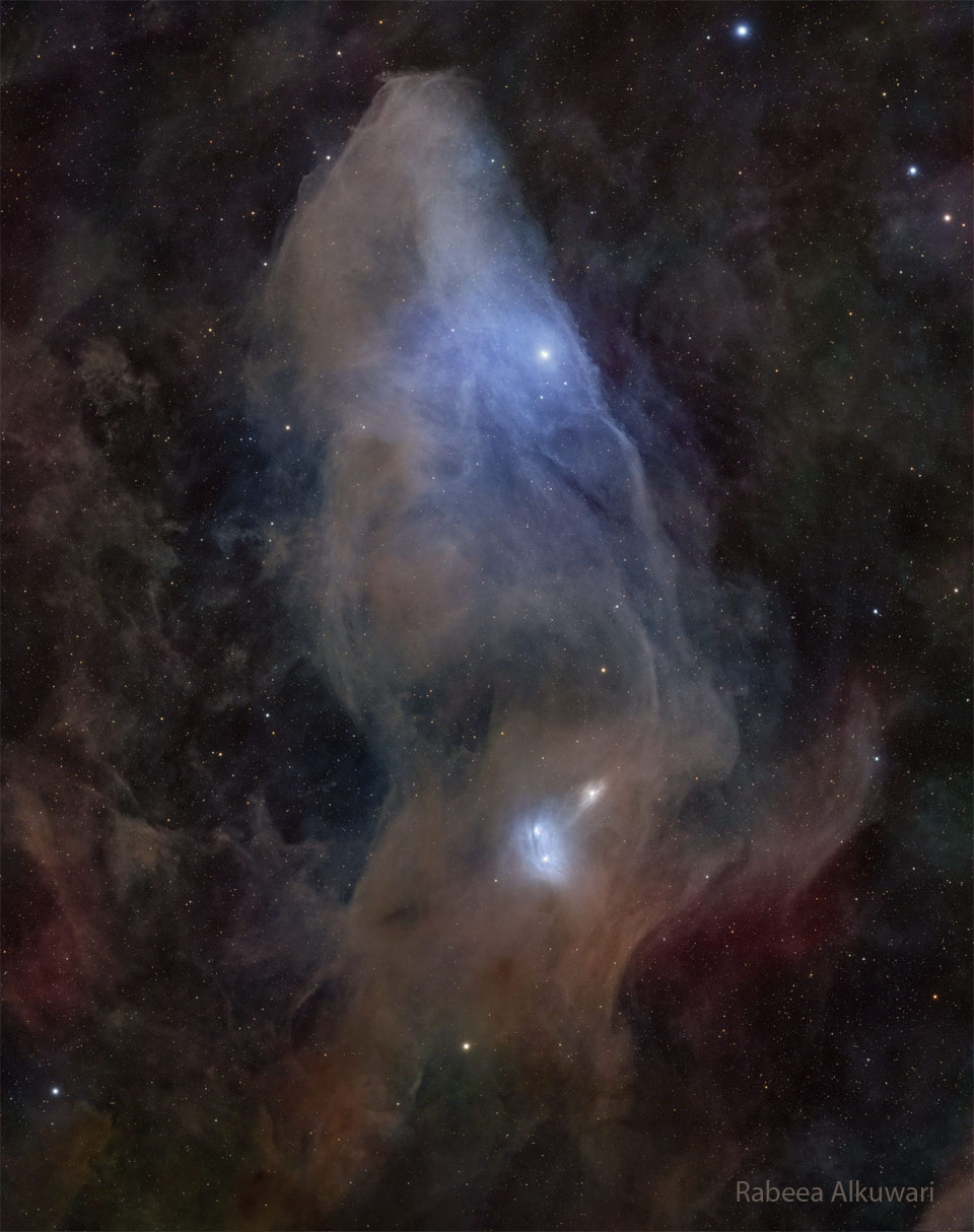IC 4592: The Blue Horsehead Reflection Nebula