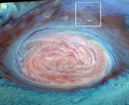 Storm Clouds Over Jupiter
Credit: