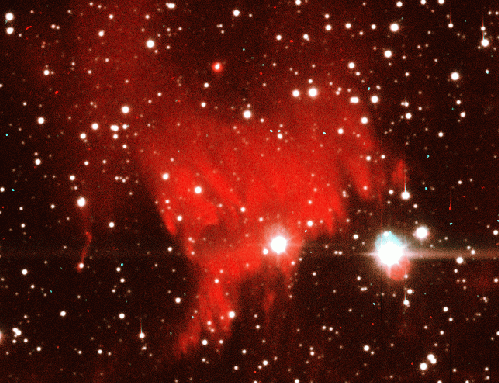 Nebula Nova Cygni Turns On