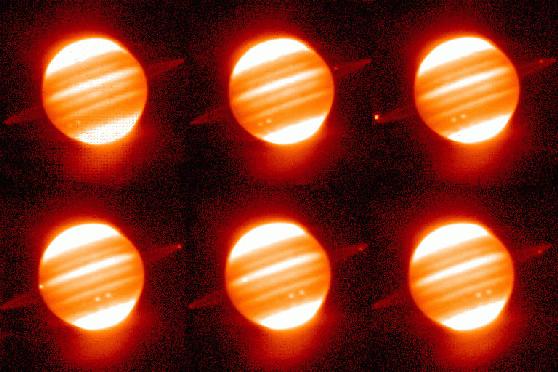 Running Red Rings Around Jupiter
Credit: