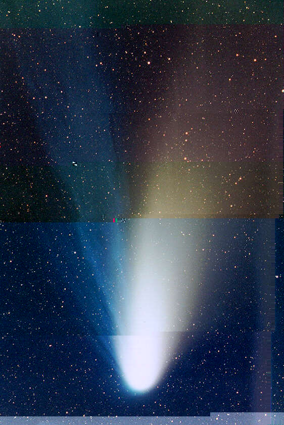 Comet Hale-Bopp's Developing Tails
Credit: