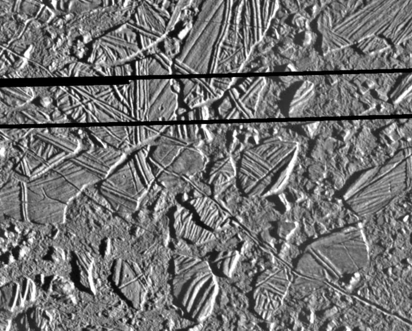 Europa's Ice Rafts 
Credit: