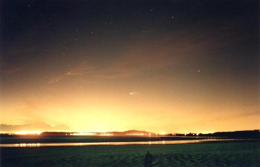 Hale-Bopp: Climbing Into Southern Skies