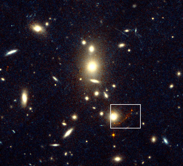 Behind CL1358+62:  A New Farthest Object