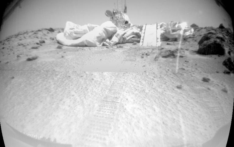 Sojourner's View: The Sagan Memorial Station