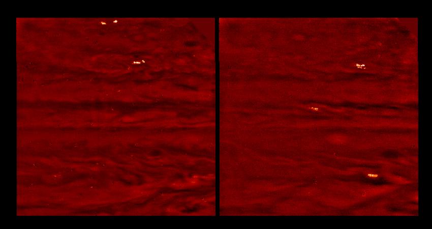 Night Lightning on Jupiter