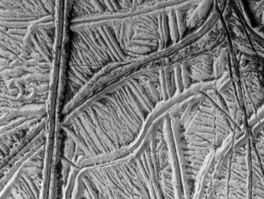 Cracks and Ridges on Europa
