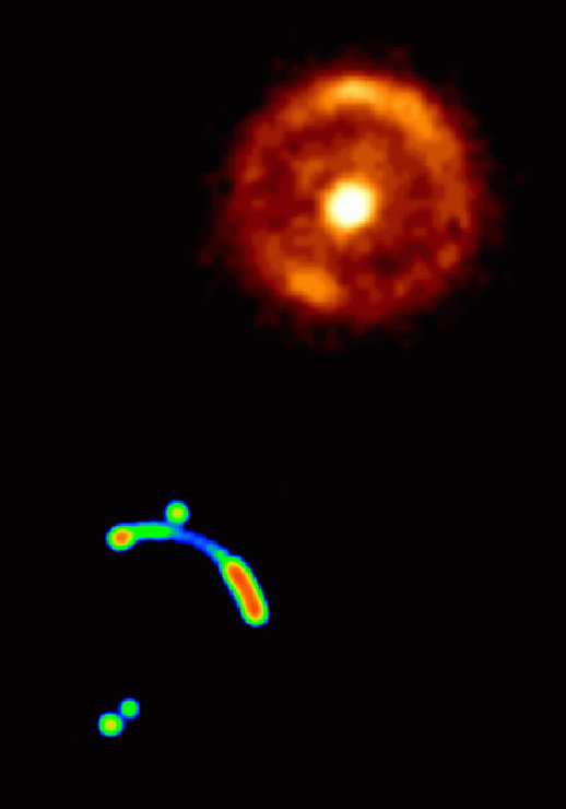 A Bulls-Eye Einstein Ring