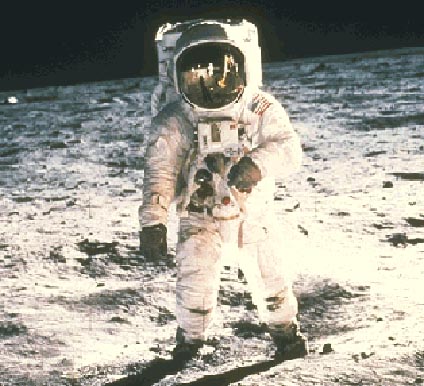Standing on the Moon