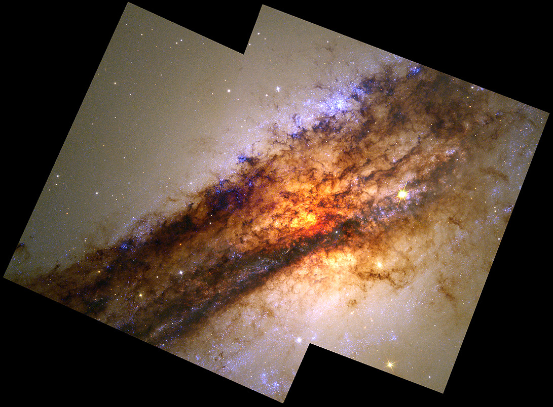 The Center of Centaurus A