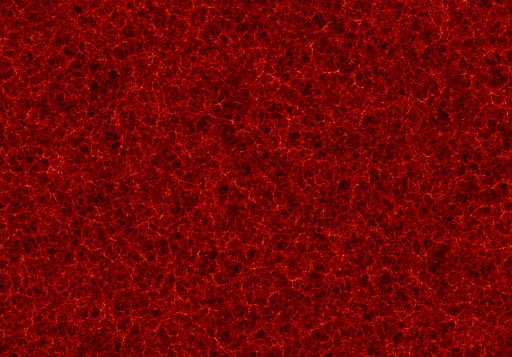 A Slice Through an Artificial Universe