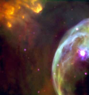Close-Up of the Bubble Nebula