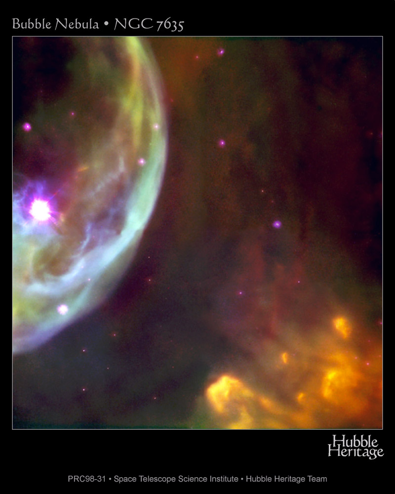 Close-Up of the Bubble Nebula