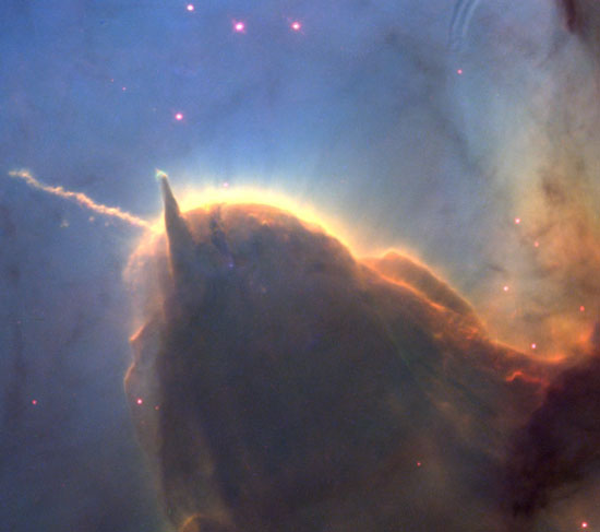 Trifid Pillars & Jets