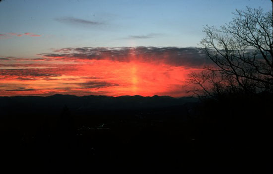 A Sun Pillar