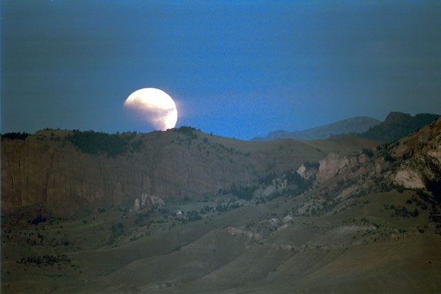 Eclipse Over The Mountain