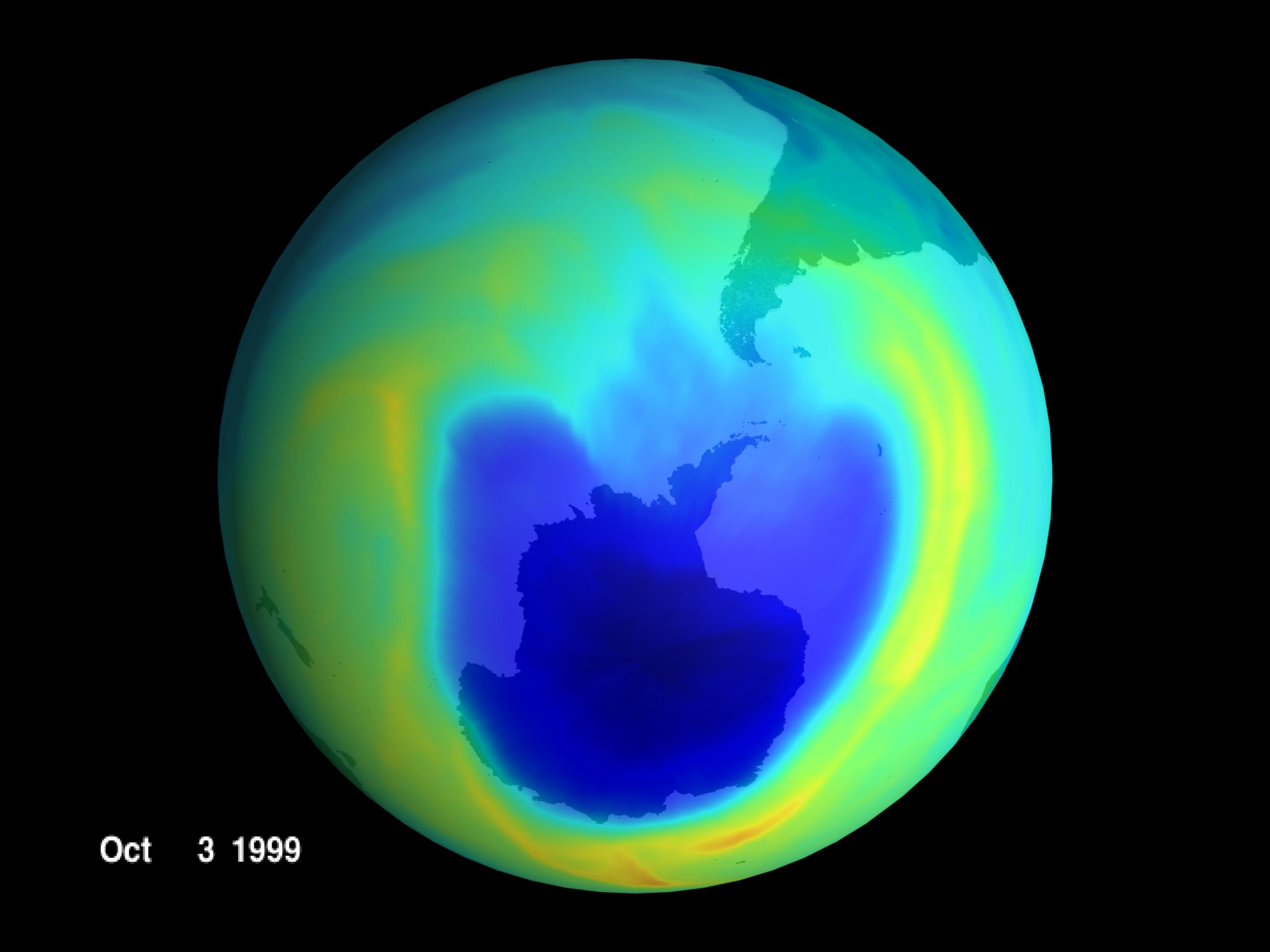 Ozone Hole Reduced