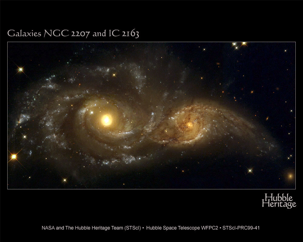 Spiral Galaxies in Collision