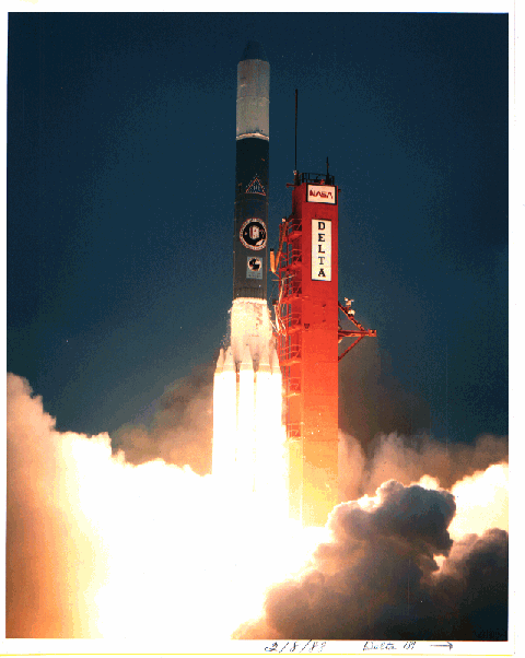 A Delta Rocket Launches