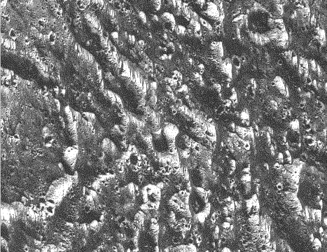 Ancient Cratered Plains on Ganymede