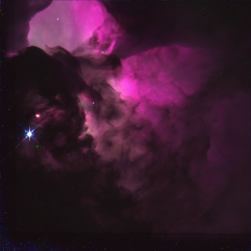 A Close-Up of the Lagoon's Hourglass