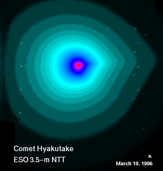 Near Comet Hyakutake's Nucleus