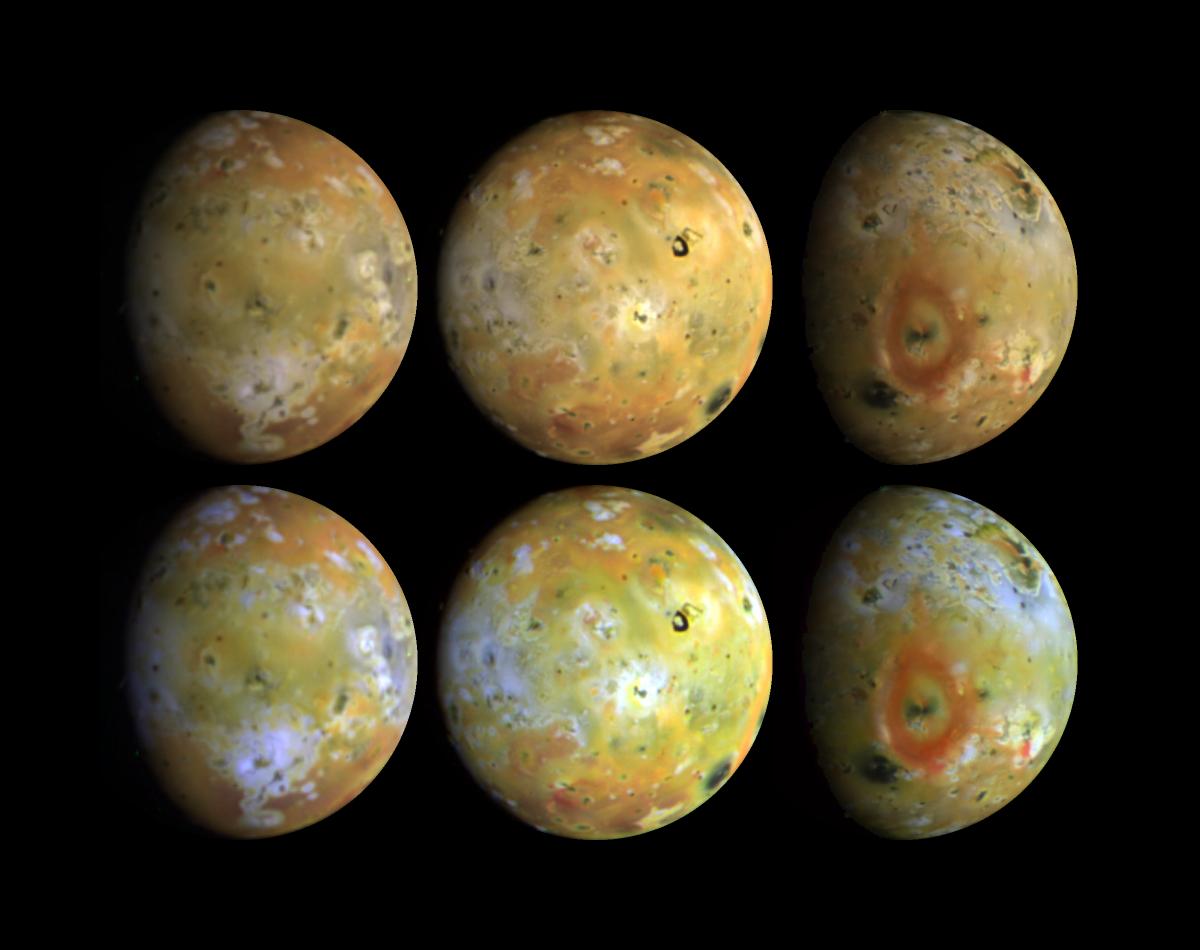 Three Views of Jupiter's Io
Credit: