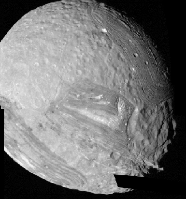 Uranus' Moon Miranda