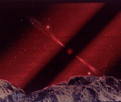 Planet Near a Galaxy Core