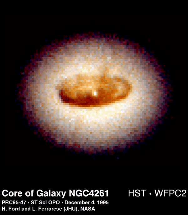 The Swirling Center of NGC 4261