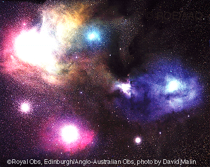 The Colorful Clouds of Rho Ophiuchi