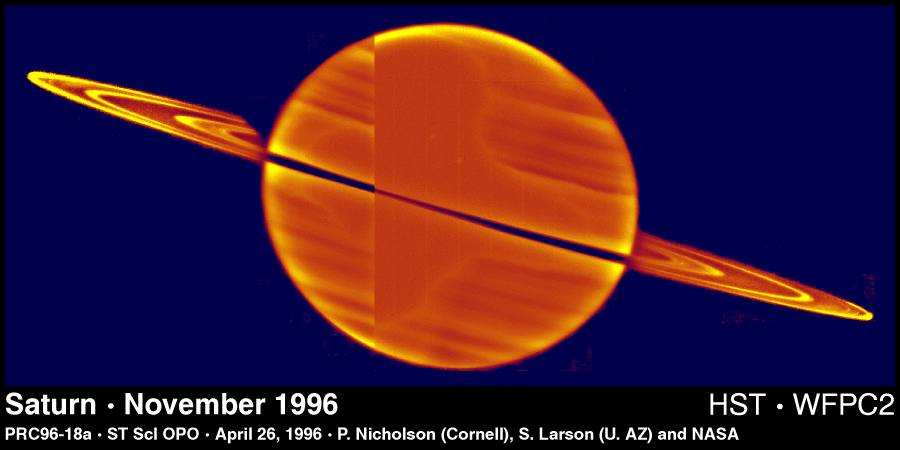 Sunlight Through Saturn's Rings