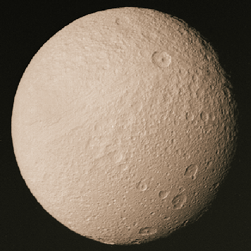 Saturn's Moon Tethys